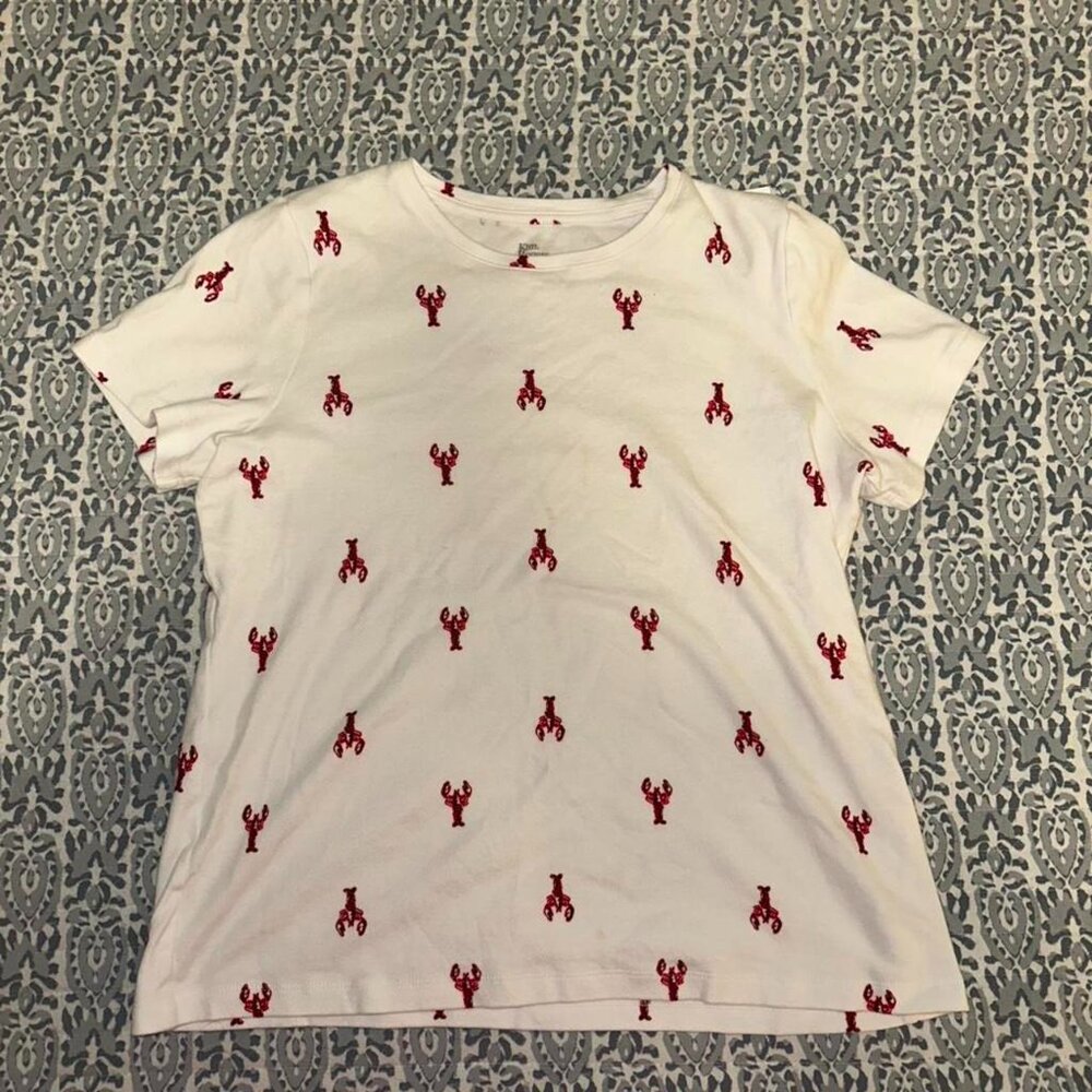 Kim Rogers Lobster Print Tee